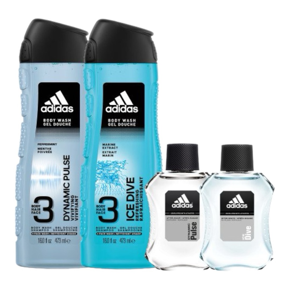 ADIDAS BODYCARE 4 PCS SET - BRAND NEW